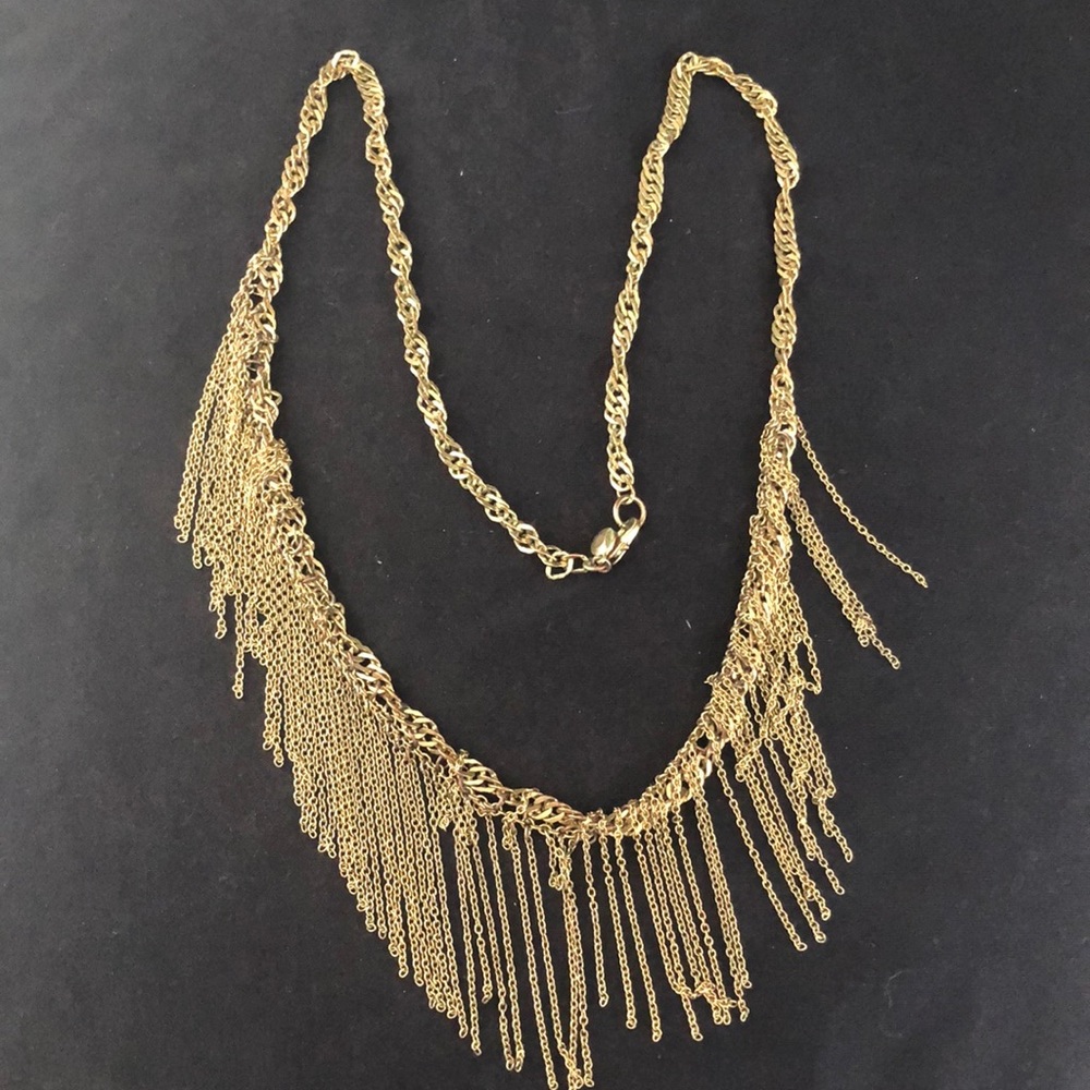 J. Crew Fringe Necklace